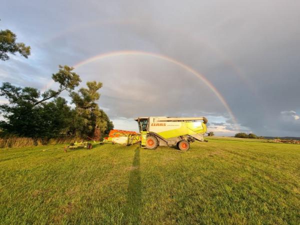 Žně v Pošumaví Žně v Pošumaví